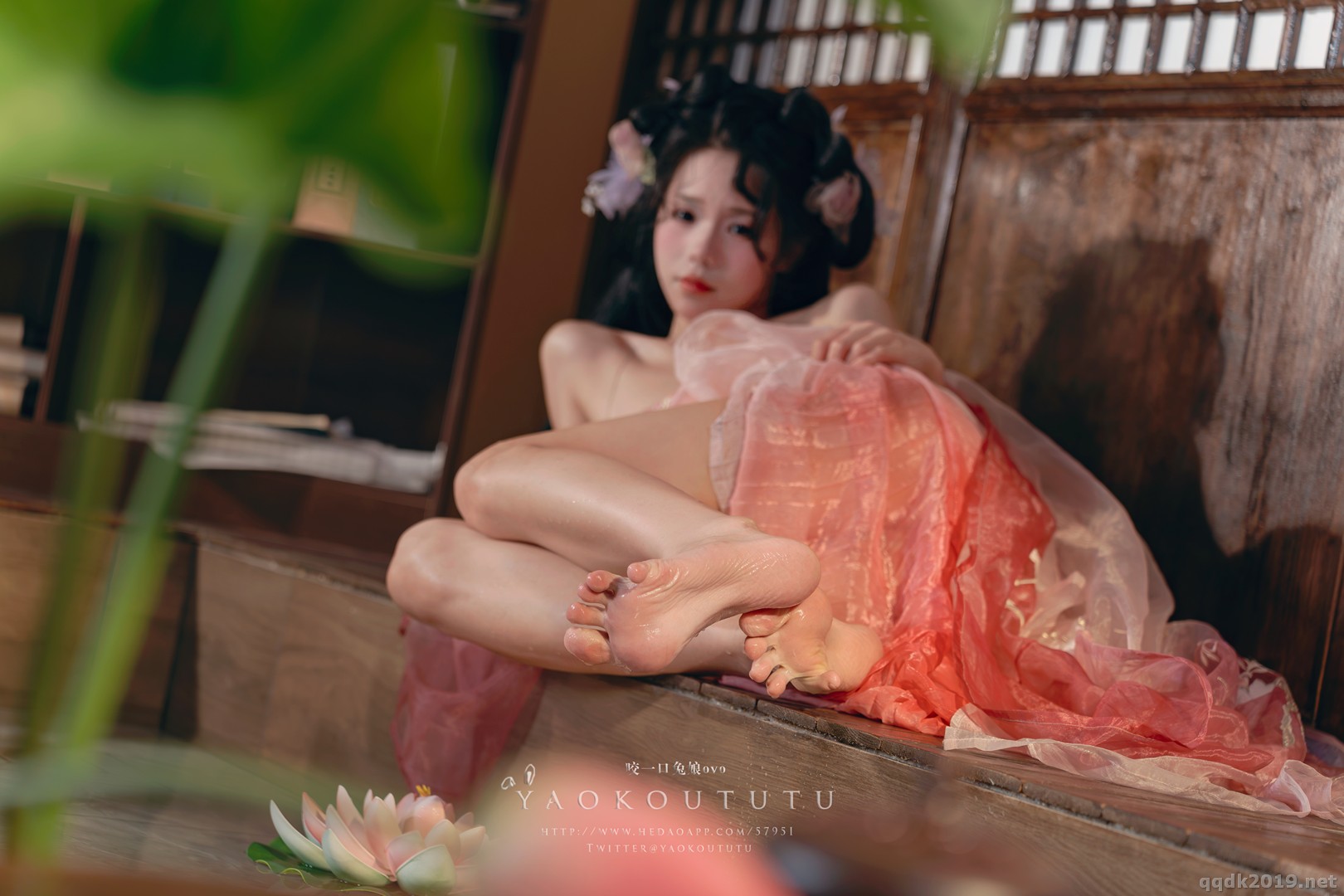 黏黏团子兔 八月订阅『醉倒荷塘边』& 游园惊梦 图集 15