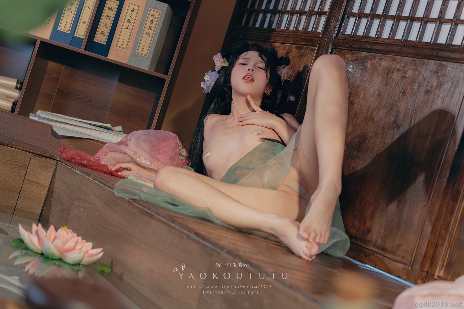 黏黏团子兔 八月订阅『醉倒荷塘边』& 游园惊梦 图集 32